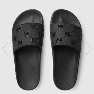 Gucci Logo Rubber Slides